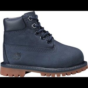 Timberland 6" Premium Boot Toddler Size 10 Navy